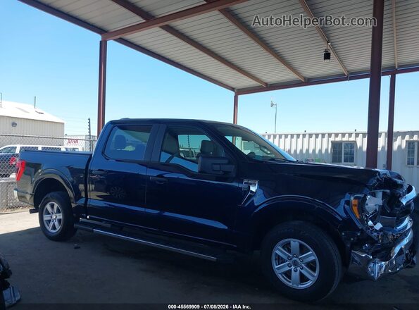 1FTEW1C81PFA21975 2023 FORD F150 Dark Blue Սալոնի հետևի տեսք