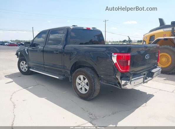 1FTEW1C82PKE79175 2023 FORD F150 Black უკანა მარცხენა