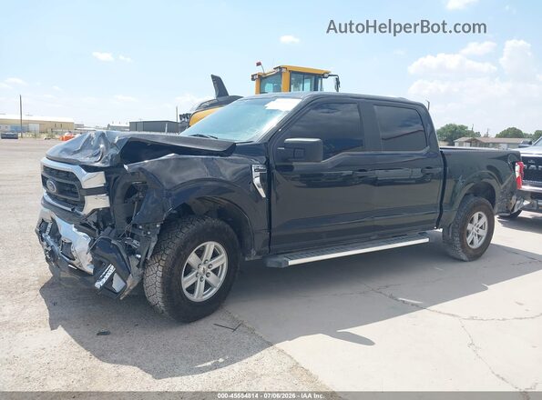 1FTEW1C82PKE79175 2023 FORD F150 Black წინა ხედი