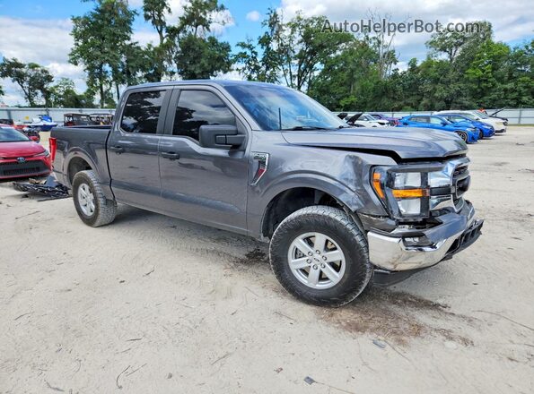 1FTEW1C84PFA34395 2023 FORD F150 Gray წინა მარჯვენა