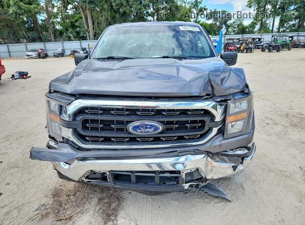 1FTEW1C84PFA34395 2023 FORD F150 Gray წინა ხედი