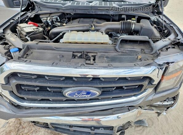 1FTEW1C84PFA34395 2023 FORD F150 Gray უკანა სალონის ხედი