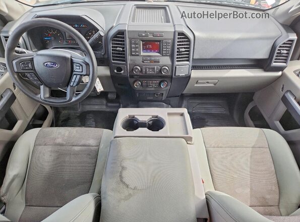 1FTEW1C85GKD62545 2016 FORD F150 Silver წინა პანელის ხედი