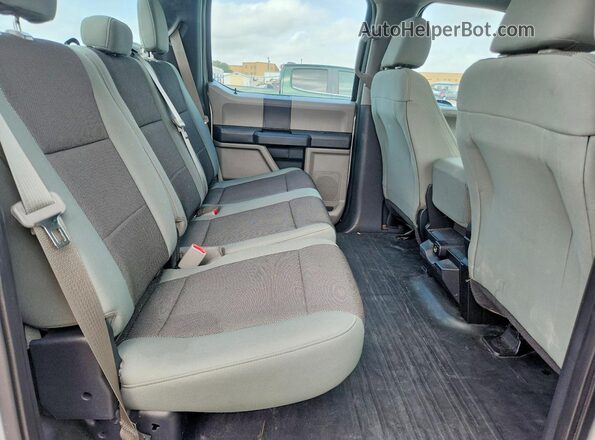 1FTEW1C85GKD62545 2016 FORD F150 Silver უკანა სავარძლების ხედი