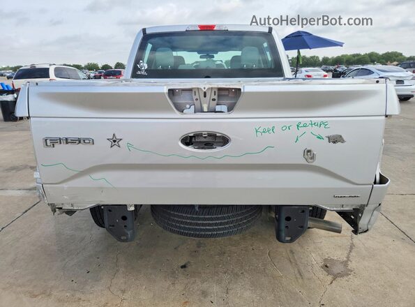 1FTEW1C85GKD62545 2016 FORD F150 Silver უკანა ხედი