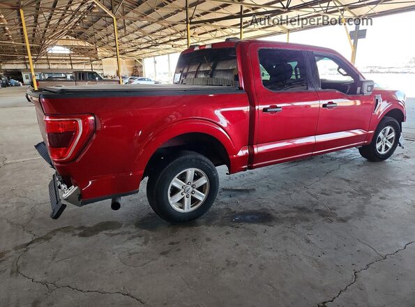 1FTEW1C85MKD99509 2021 FORD F150 Red Задня права чверть