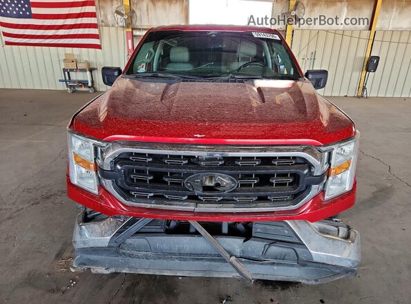 1FTEW1C85MKD99509 2021 FORD F150 Red Вид спереду