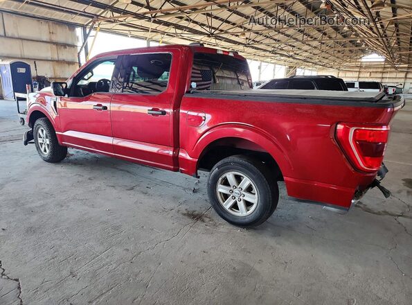 1FTEW1C85MKD99509 2021 FORD F150 Red Задня ліва чверть