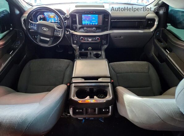 1FTEW1C85MKD99509 2021 FORD F150 Red Вид панелі приладів