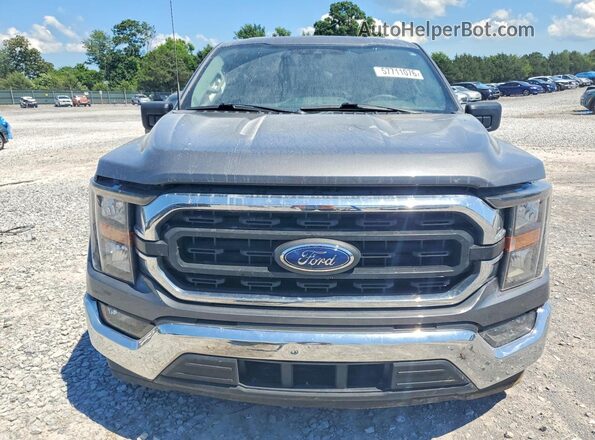 1FTEW1C85PKD44384 2023 FORD F150 Серый Вид спереди