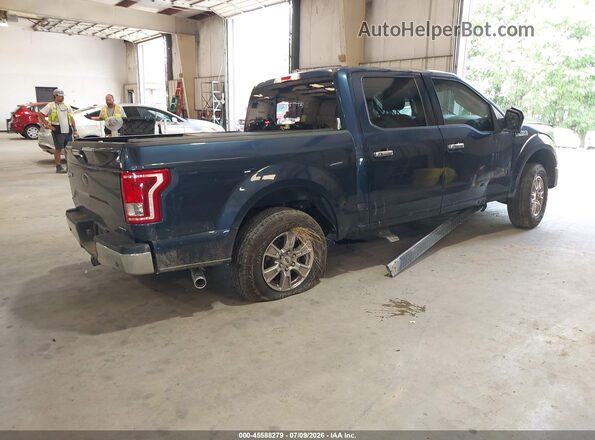 1FTEW1C86GFA18859 2016 FORD F150 Blue Trasero derecho
