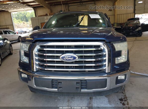 1FTEW1C86GFA18859 2016 FORD F150 Blue Vista del salpicadero