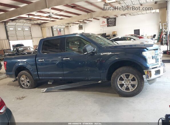 1FTEW1C86GFA18859 2016 FORD F150 Blue Vista del cuadro de instrumentos