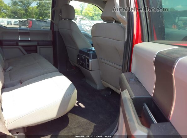 1FTEW1C86HKC30959 2017 FORD F150 Red VIN კოდის სტიკერის ხედი