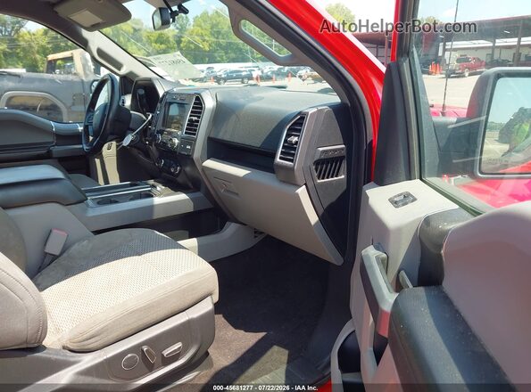 1FTEW1C86HKC30959 2017 FORD F150 Red წინა სალონის ხედი