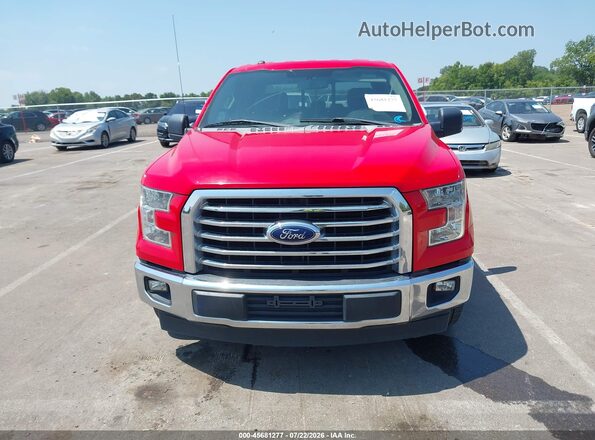1FTEW1C86HKC30959 2017 FORD F150 Red ხელსაწყოთა პანელის ხედი