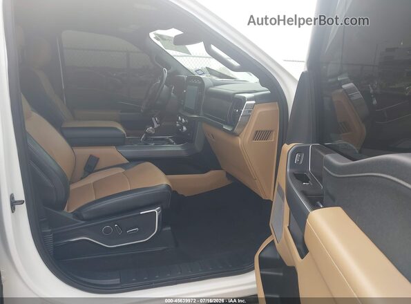 1FTEW1C87MKE53201 2021 FORD F150 White Front interior view