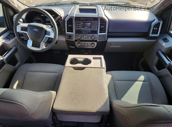 1FTEW1C88GKD58179 2016 FORD F150 Серый Вид панели приборов
