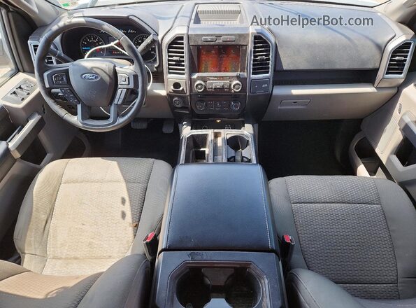 1FTEW1C88GKD83874 2016 FORD F150 White Vista del salpicadero