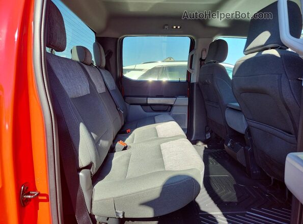 1FTEW1C88PKE57939 2023 FORD F150 Red Вид задніх сидінь