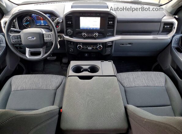 1FTEW1C8XPFB51219 2023 FORD F150 White Առջևի վահանակի տեսք