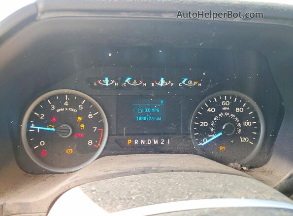 1FTEW1CB0JKE47764 2018 FORD F150 Silver ხელსაწყოთა პანელის ხედი