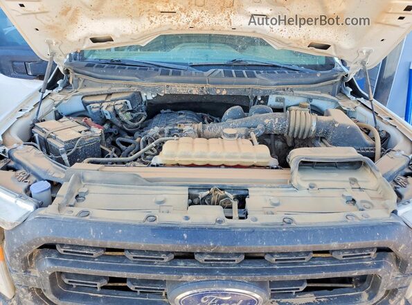 1FTEW1CB0MKE69543 2021 FORD F150 White Սալոնի հետևի տեսք