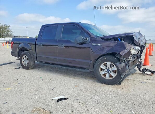 1FTEW1CB2JKC62423 2018 FORD F150 Purple Front right