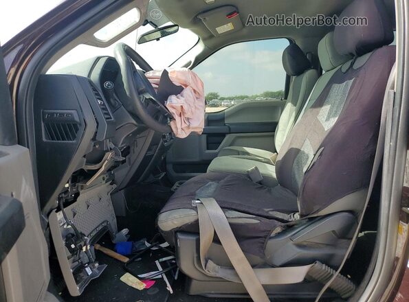 1FTEW1CB2JKC62423 2018 FORD F150 Purple Front interior view