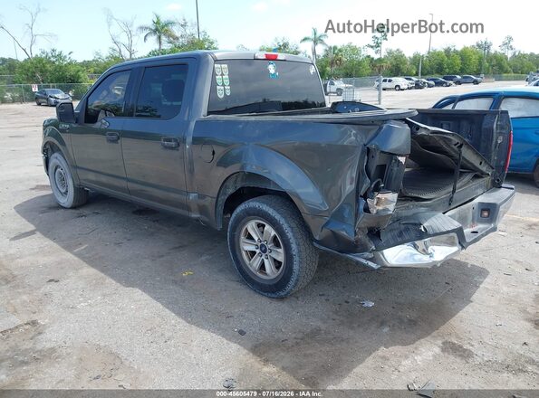 1FTEW1CB4JFB30322 2018 FORD F150 Серый Задняя левая четверть