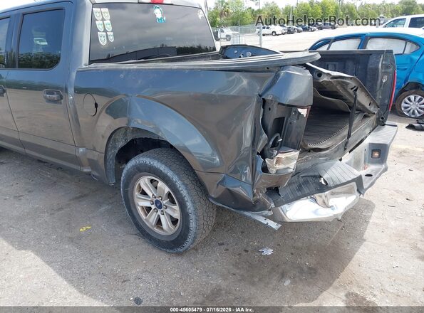 1FTEW1CB4JFB30322 2018 FORD F150 Серый Вид спереди
