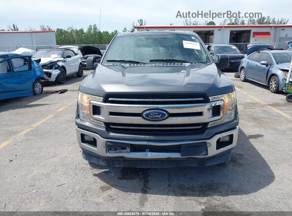 1FTEW1CB4JFB30322 2018 FORD F150 Серый Вид задней части салона