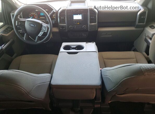 1FTEW1CB5JFB31026 2018 FORD F150 Gray Вид панелі приладів