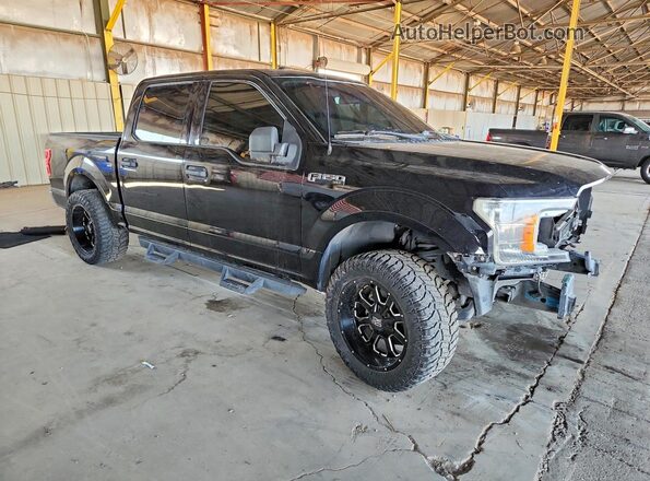 1FTEW1CB5JKC56972 2018 FORD F150 Black Front right