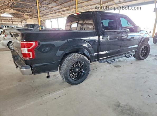 1FTEW1CB5JKC56972 2018 FORD F150 Black Rear right