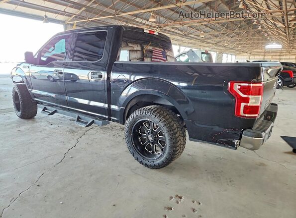 1FTEW1CB5JKC56972 2018 FORD F150 Black Rear left