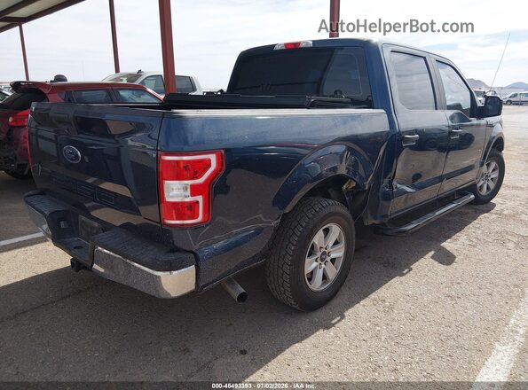 1FTEW1CB5KKC30972 2019 FORD F150 Dark Blue Rear right