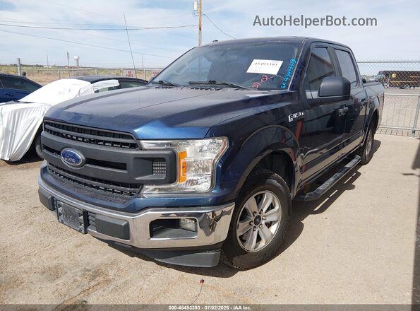 1FTEW1CB5KKC30972 2019 FORD F150 Dark Blue Front left
