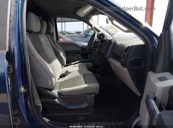 1FTEW1CB5KKC30972 2019 FORD F150 Dark Blue Front interior view