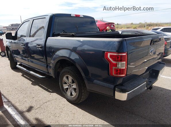 1FTEW1CB5KKC30972 2019 FORD F150 Dark Blue Rear left