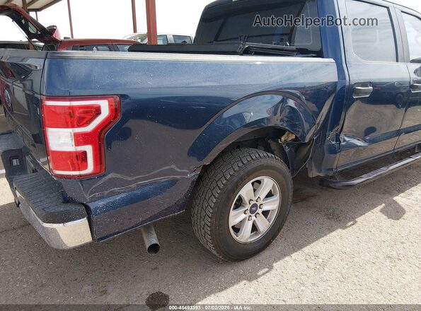1FTEW1CB5KKC30972 2019 FORD F150 Dark Blue Front view