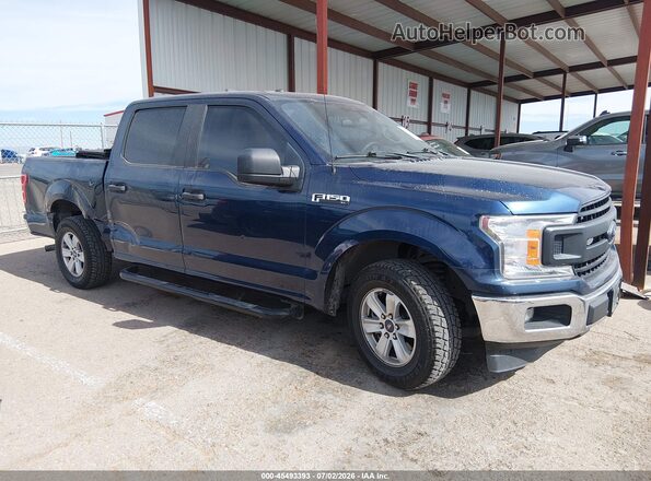 1FTEW1CB5KKC30972 2019 FORD F150 Dark Blue Rear interior view