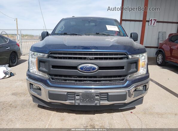 1FTEW1CB5KKC30972 2019 FORD F150 Dark Blue Instrument cluster view