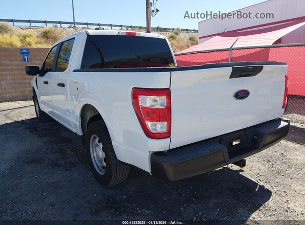 1FTEW1CB5MFB38336 2021 FORD F150 White Հետևի ձախ