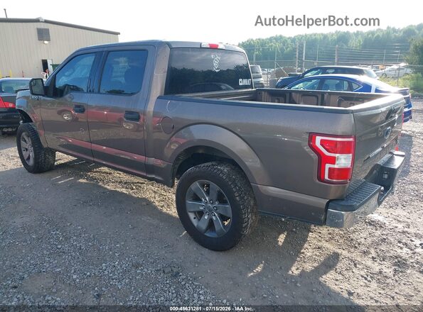 1FTEW1CB6JKC86952 2018 FORD F150 Brown Rear left