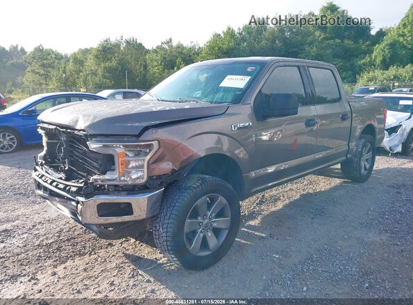 1FTEW1CB6JKC86952 2018 FORD F150 Brown Front left
