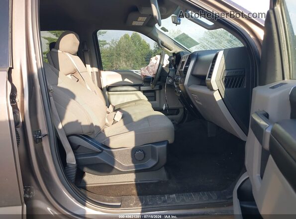 1FTEW1CB6JKC86952 2018 FORD F150 Brown Front interior view