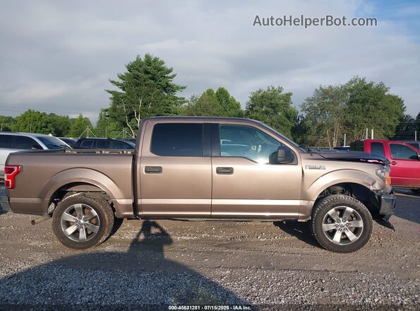 1FTEW1CB6JKC86952 2018 FORD F150 Brown Rear interior view