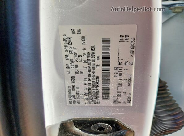 1FTEW1CB7JFB63010 2018 FORD F150 Белый Вид подкапотного пространства