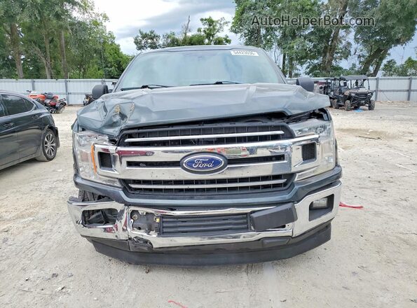 1FTEW1CB7JKD82931 2018 FORD F150 Gray Front view